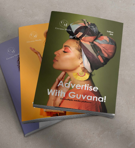 Guvana advertising publication designs