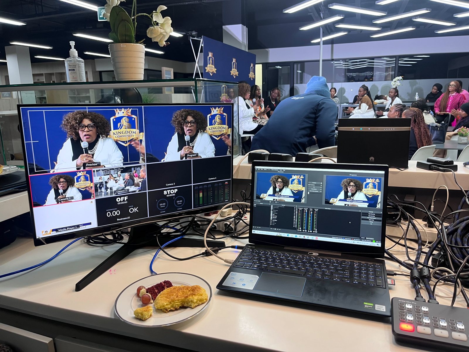 The multi-camera production desk
