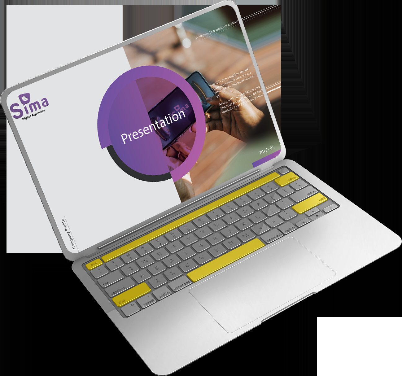 Selected archival presentation mockup
